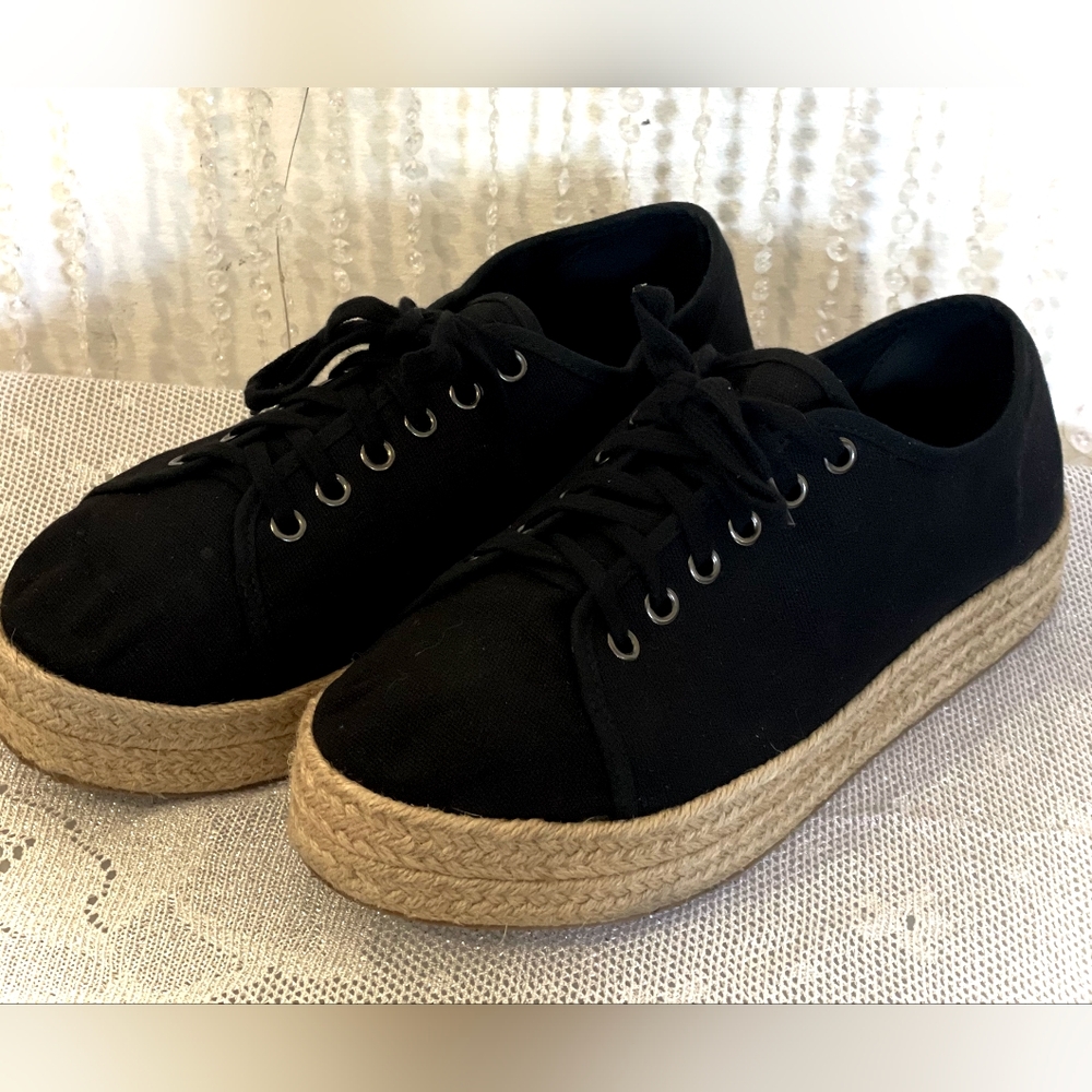 Torrid Black Espadrille Sneakers